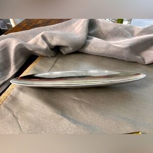 Elegant Long Silver Tray